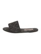 Christian Dior Cannage Pattern Velvet Slides