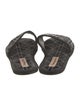 Christian Dior Cannage Pattern Velvet Slides
