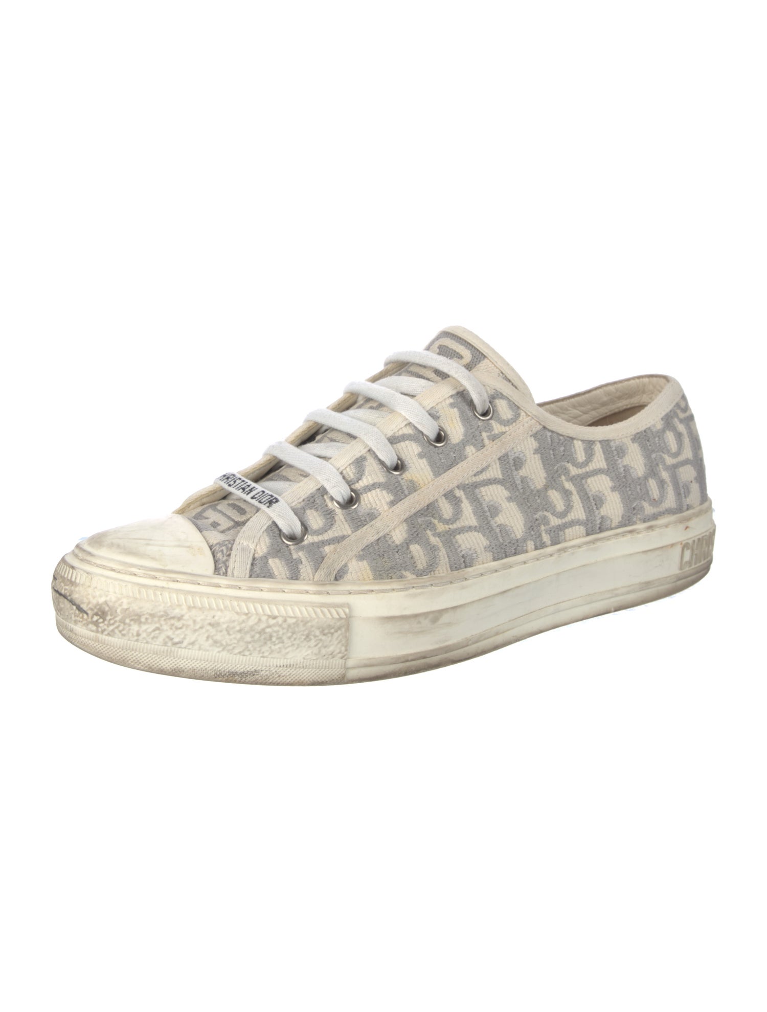 Christian Dior Oblique Jacquard Canvas Sneakers