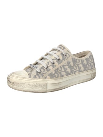 Christian Dior Oblique Jacquard Canvas Sneakers