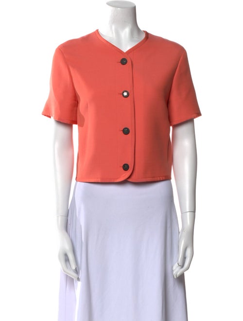 Christian Dior Wool Crew Neck Crop Top