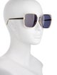 Christian Dior Square Tinted Sunglasses