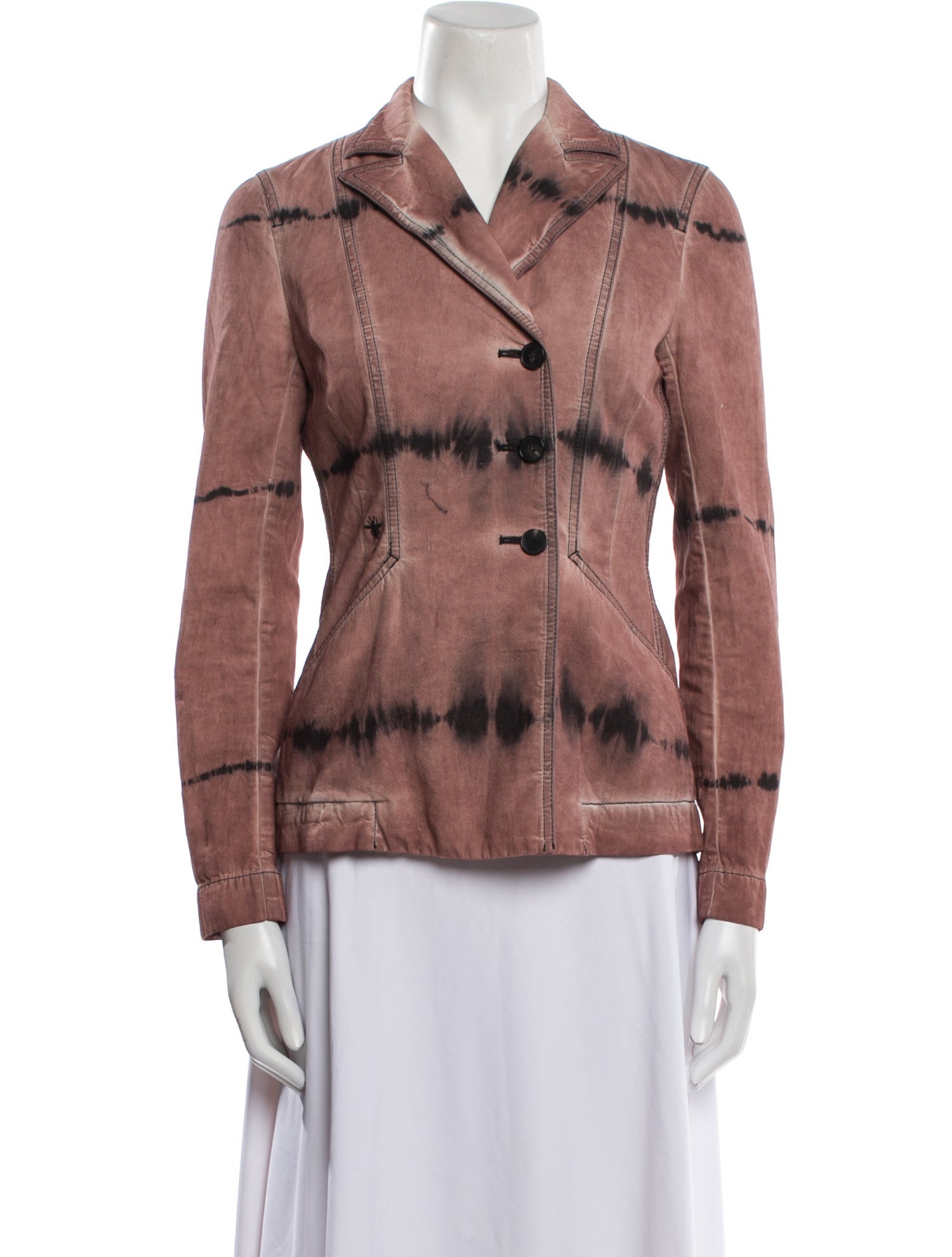 Christian Dior Plaid Print Blazer