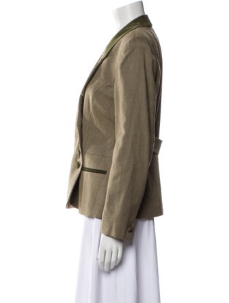 Christian Dior Wool Printed Blazer