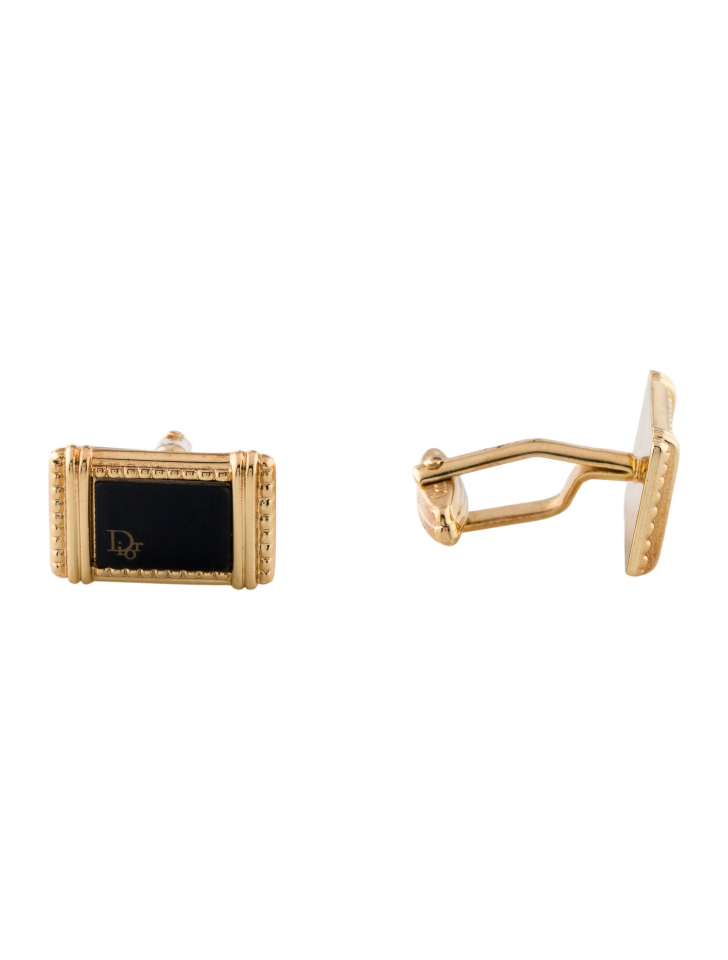 Christian Dior Vintage Resin Cufflinks