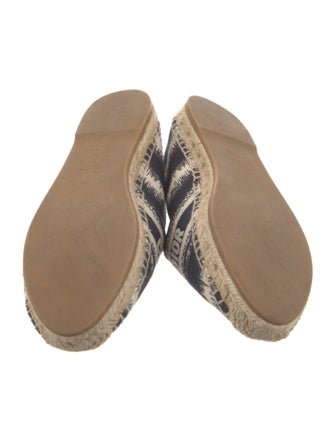 Christian Dior Canvas Printed Espadrilles