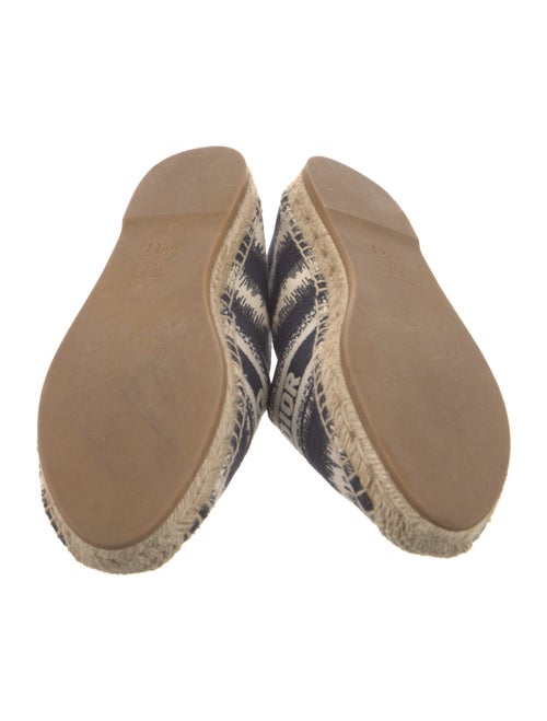 Christian Dior Canvas Printed Espadrilles