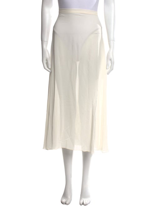 Christian Dior Silk Midi Length Skirt