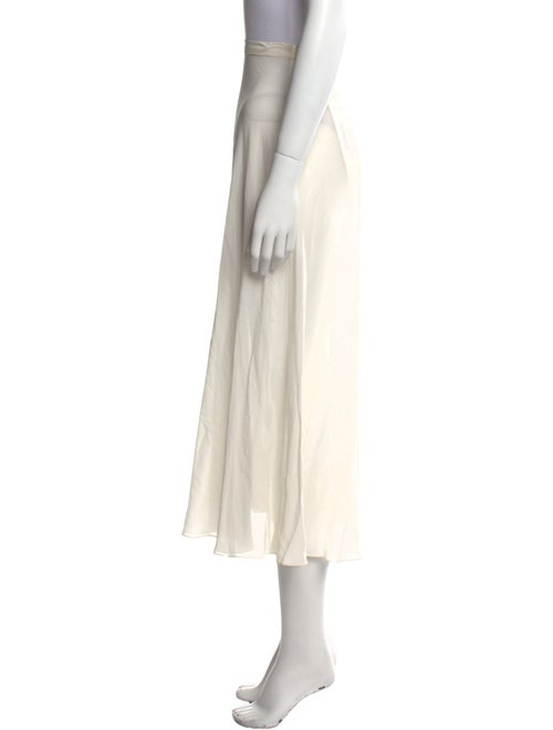 Christian Dior Silk Midi Length Skirt