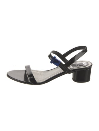 Christian Dior Patent Leather Slingback Sandals