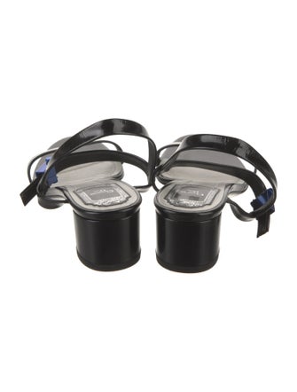 Christian Dior Patent Leather Slingback Sandals