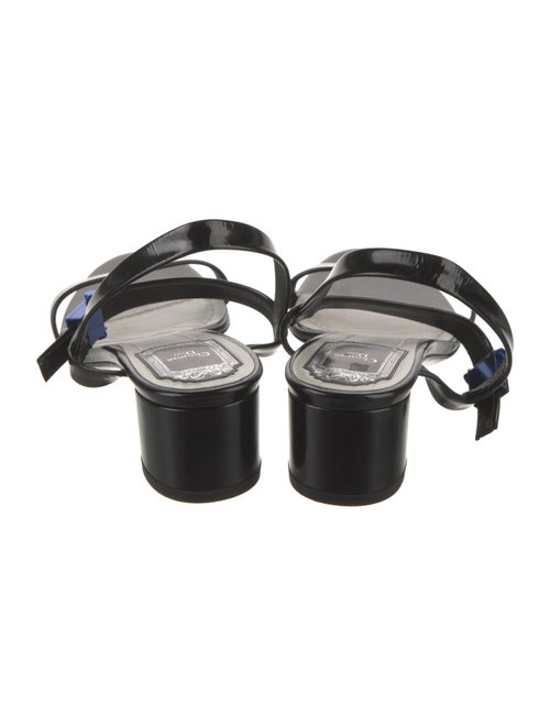 Christian Dior Patent Leather Slingback Sandals