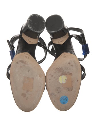 Christian Dior Patent Leather Slingback Sandals