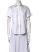 Christian Dior Short Sleeve Button-Up Top