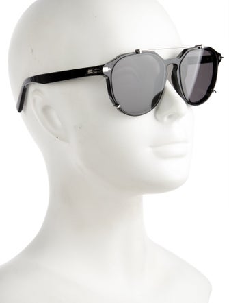 DIOR MEN BlackSuit Ri Oversize Sunglasses