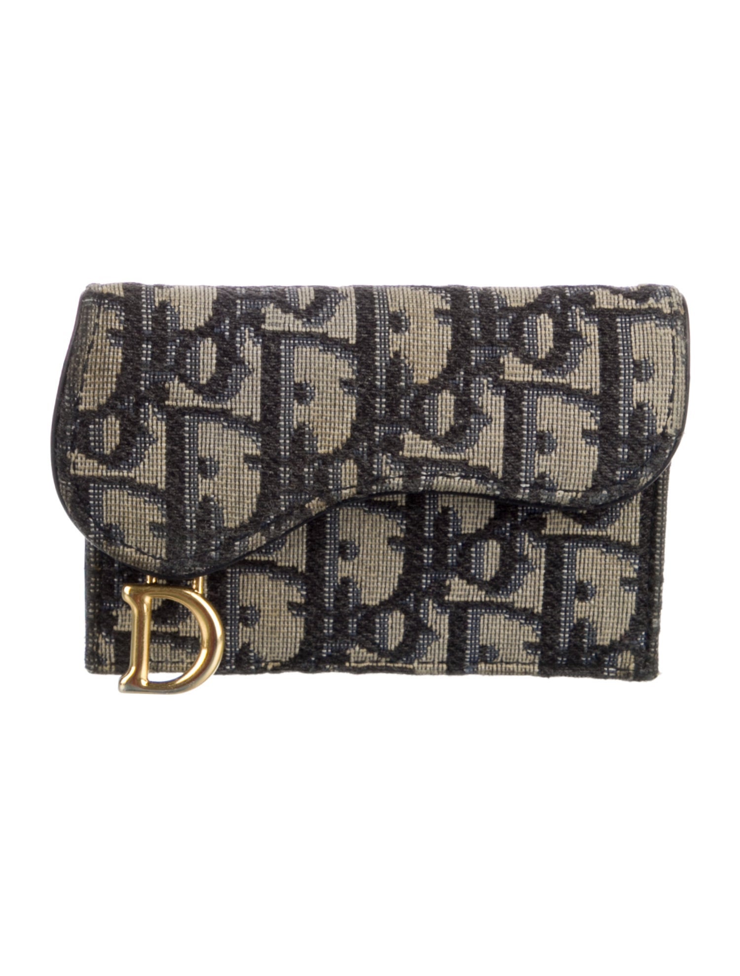 Christian Dior 2021 Saddle Compact Wallet