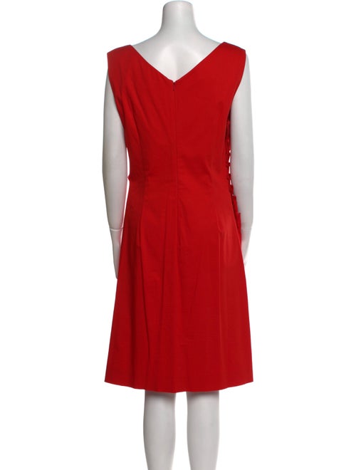 Christian Dior Bateau Neckline Knee-Length Dress