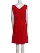 Christian Dior Bateau Neckline Knee-Length Dress