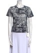 Christian Dior Printed Crew Neck T-Shirt