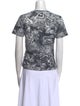 Christian Dior Printed Crew Neck T-Shirt
