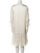 Christian Dior Silk Lace Trim Embellishment Nightgown
