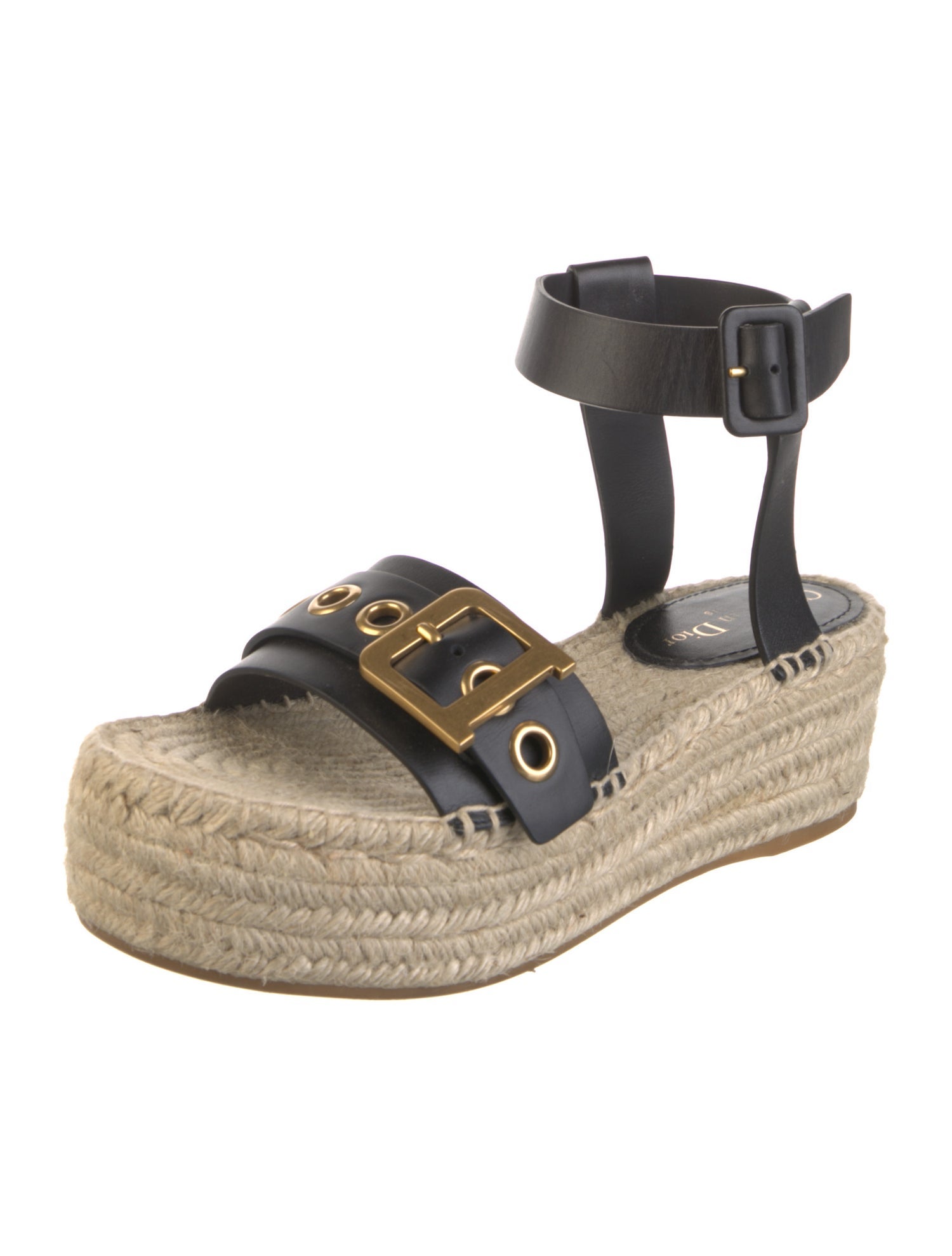 Christian Dior Leather Espadrilles