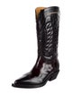 Christian Dior Leather Western Boots