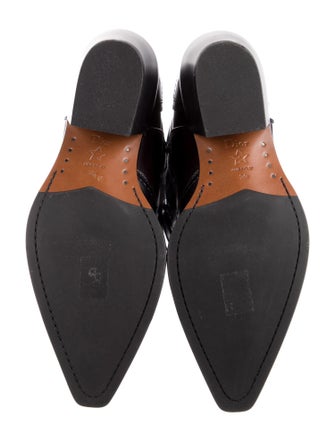 Christian Dior Leather Western Boots
