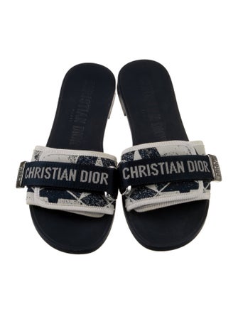 Christian Dior Rubber Printed Slides