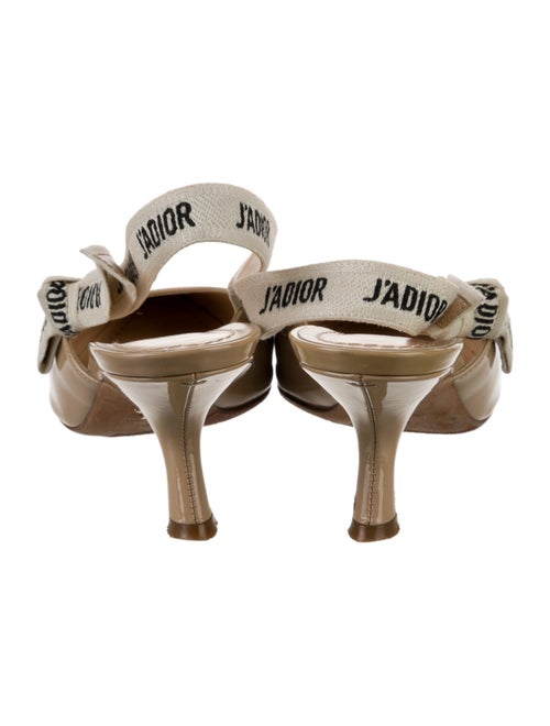 Christian Dior Patent Leather Slingback Pumps