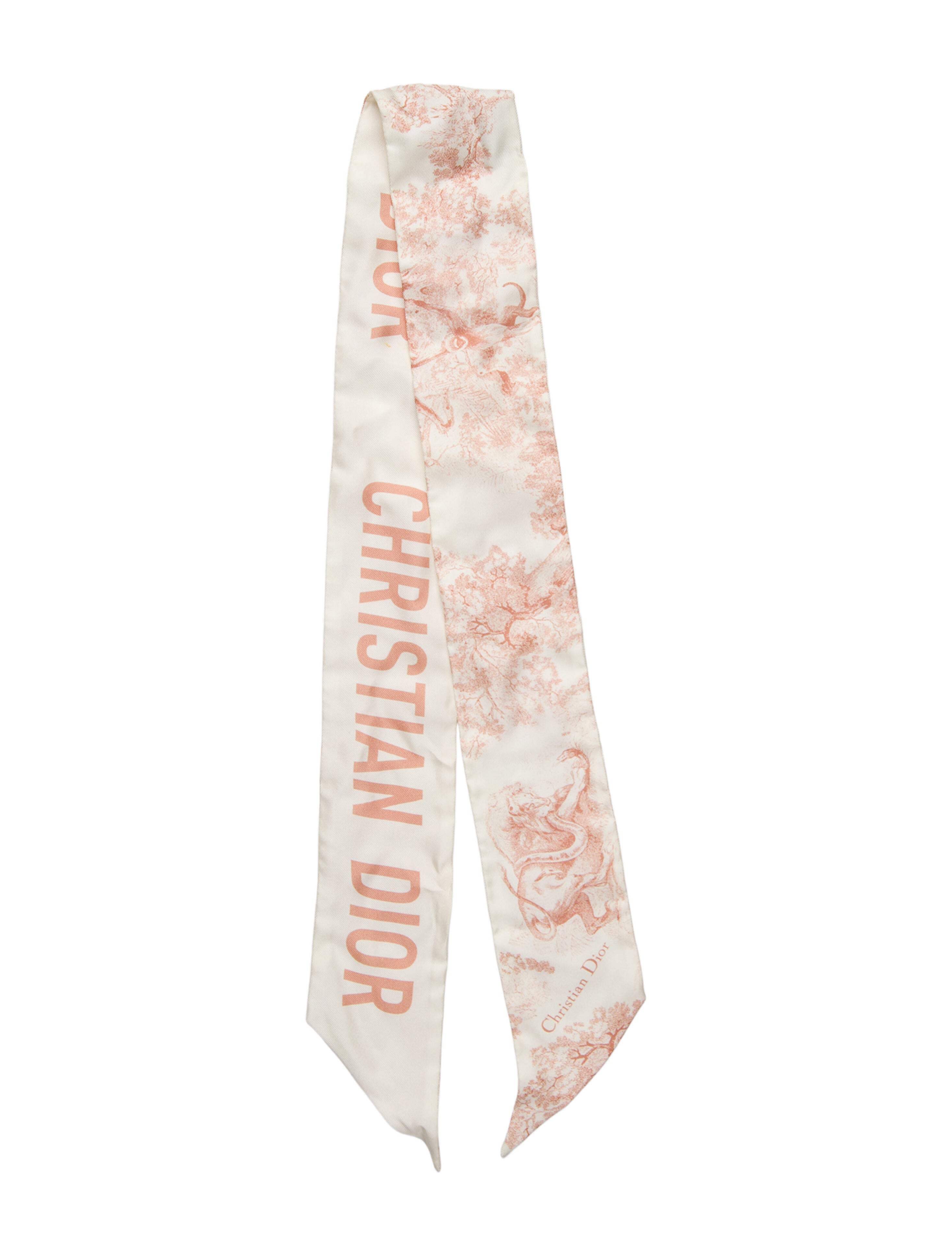 Christian Dior Silk Printed Scarf