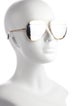 Christian Dior Aviator Tinted Sunglasses