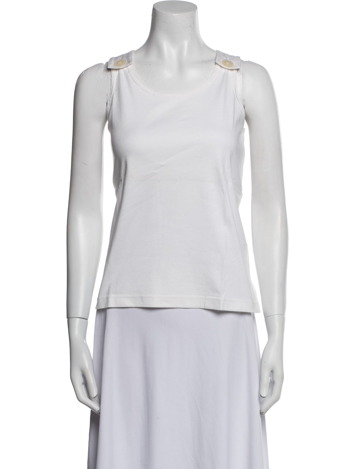 Christian Dior Scoop Neck Sleeveless Top