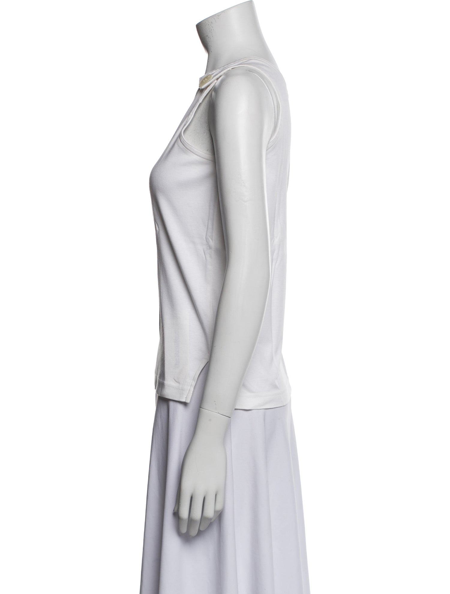 Christian Dior Scoop Neck Sleeveless Top