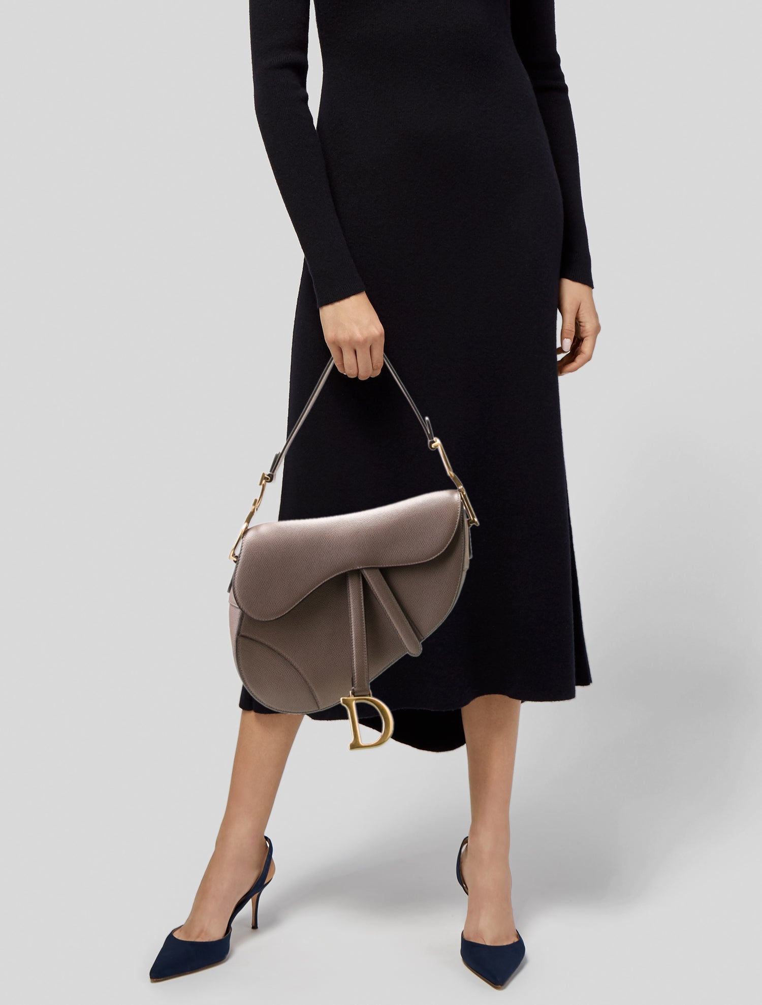 Christian Dior Leather Saddle