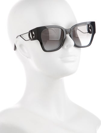 Christian Dior 30 Montaigne 1 Square Sunglasses