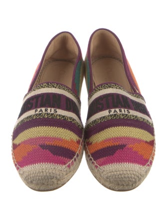 Christian Dior Canvas Printed Espadrilles