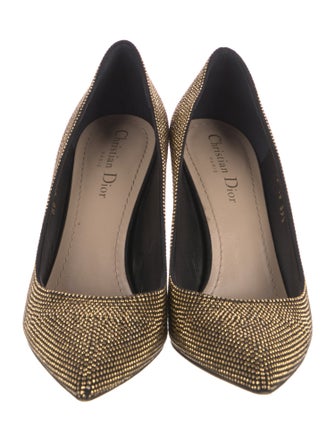 Christian Dior Crystal Studded Accents Pumps
