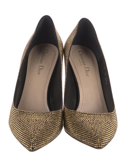 Christian Dior Crystal Studded Accents Pumps