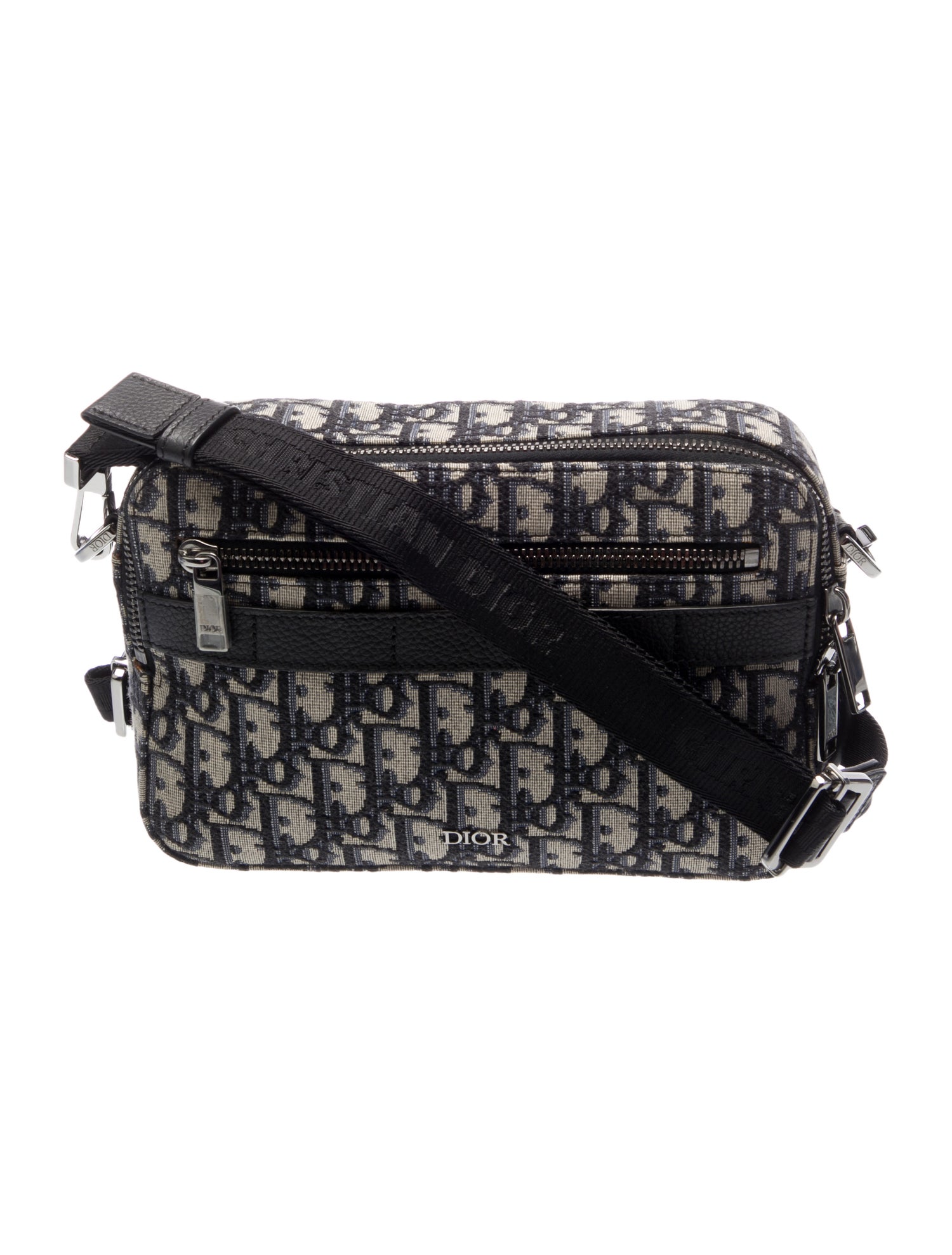 DIOR MEN Oblique Jacquard Crossbody Bag
