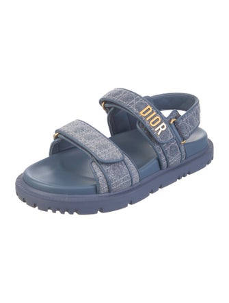 Christian Dior Leather Slingback Sandals