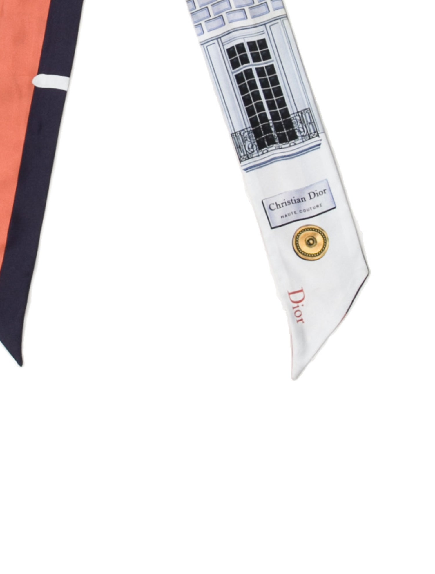 Christian Dior Silk Printed Bandeau