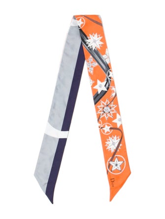 Christian Dior Silk Printed Bandeau