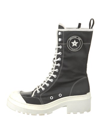 Christian Dior Canvas Boots