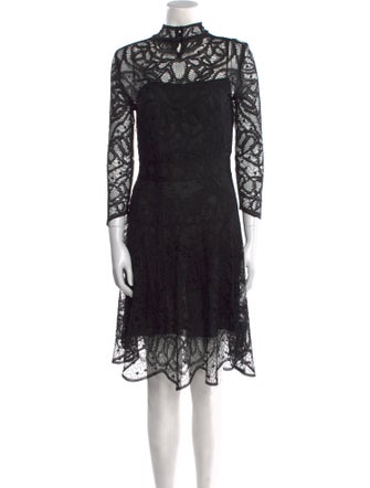 Christian Dior Lace Knee-Length Dress