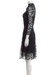 Christian Dior Lace Knee-Length Dress