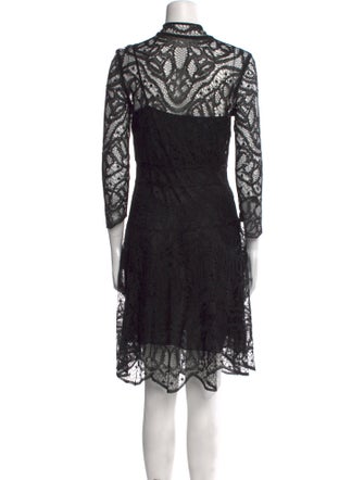 Christian Dior Lace Knee-Length Dress