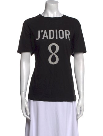 Christian Dior Graphic Print Crew Neck T-Shirt