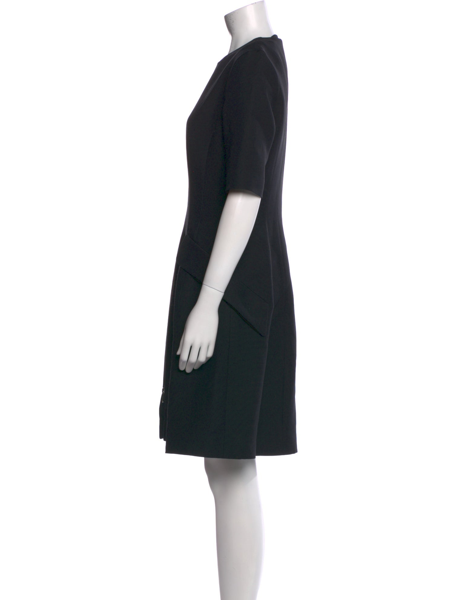 Christian Dior Wool Knee-Length Dress