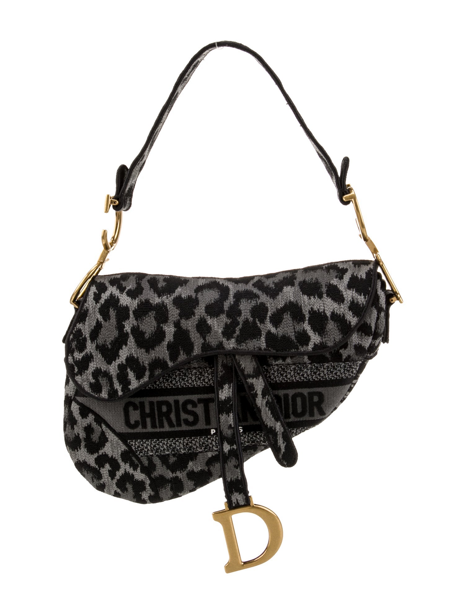 Christian Dior Canvas Saddle